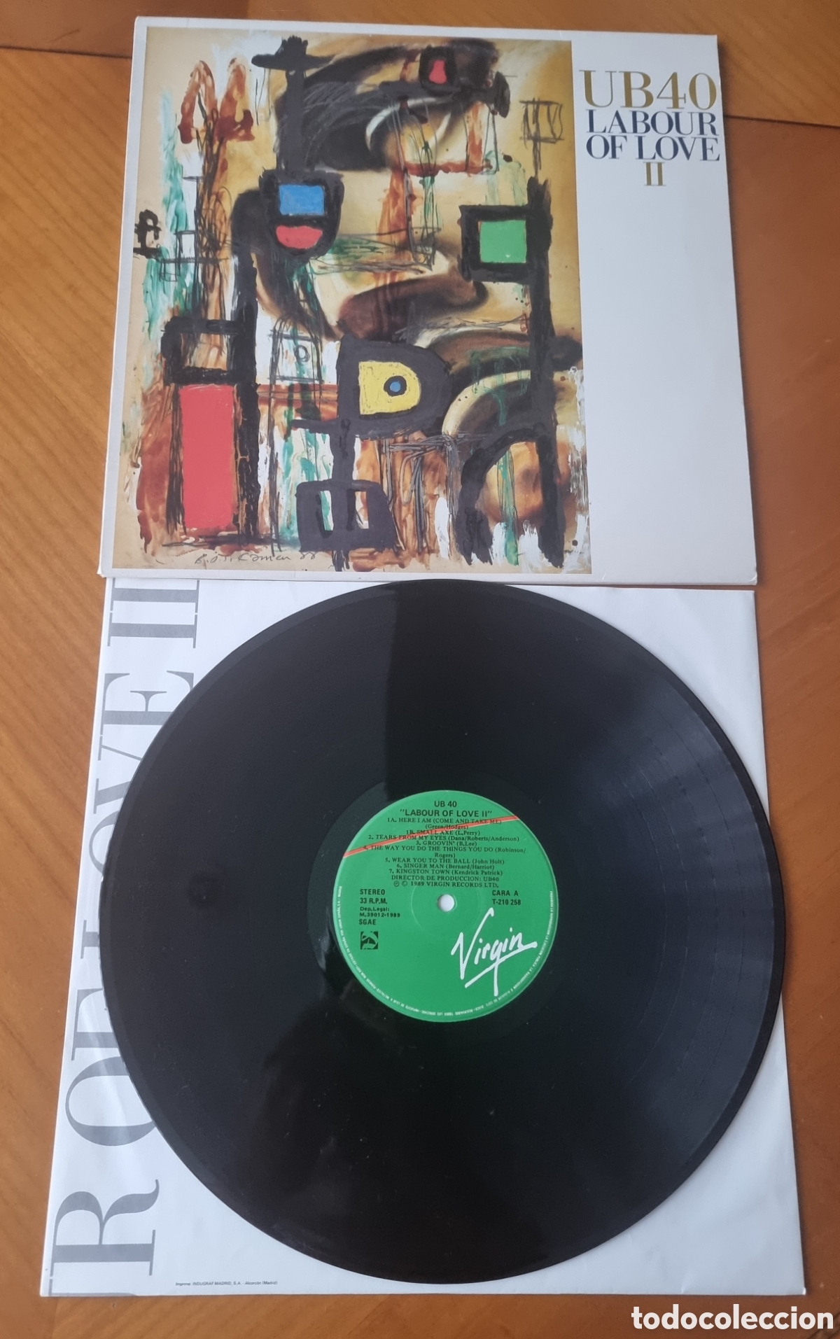 Discos de vinilo: Disco UB 40 original buen estado ved foto