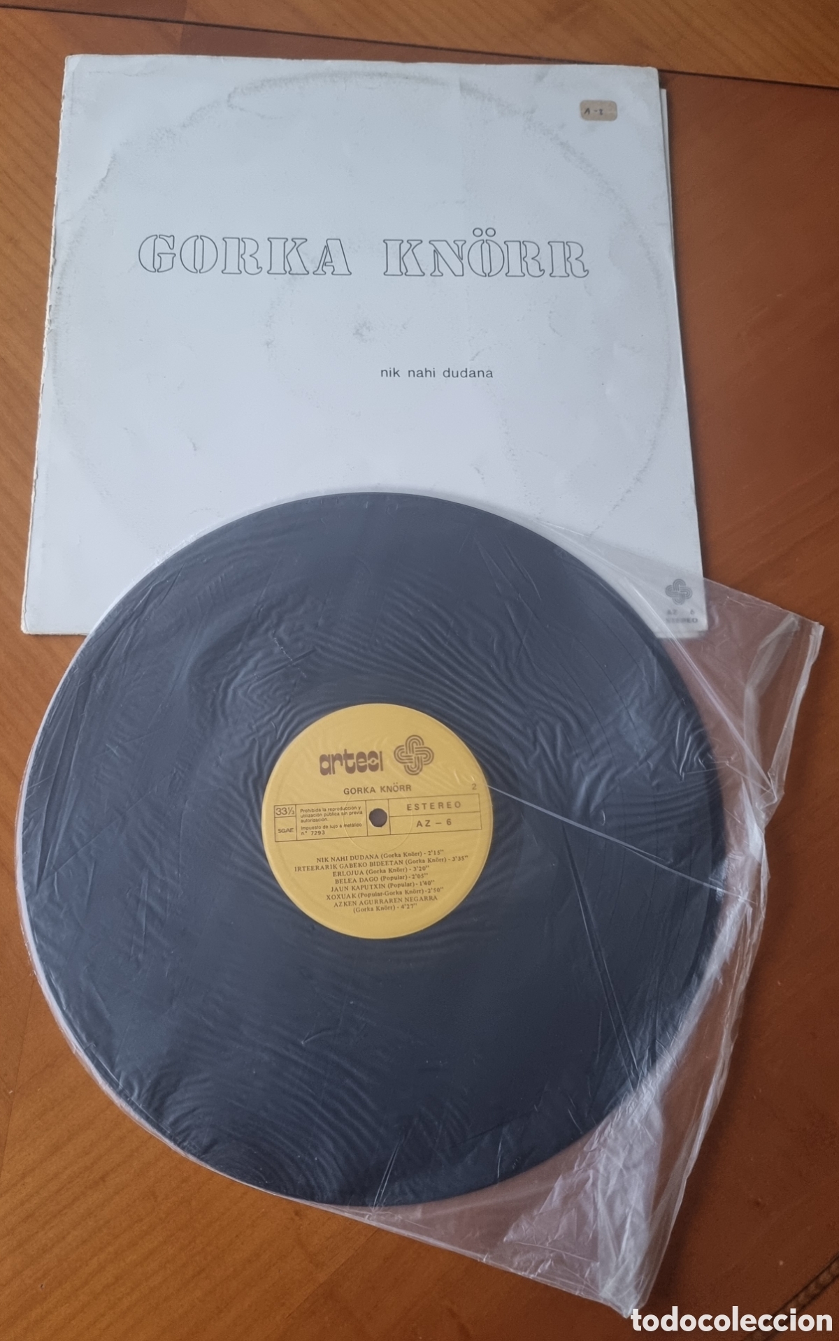 Discos de vinilo: Disco Gorka Kn&ouml;rr original buen estado ved foto