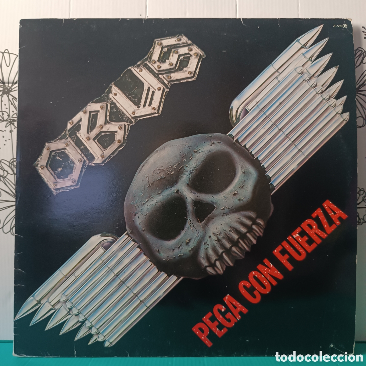 Discos de vinilo: OB&Uacute;S. PEGA CON FUERZA. LP. 1985