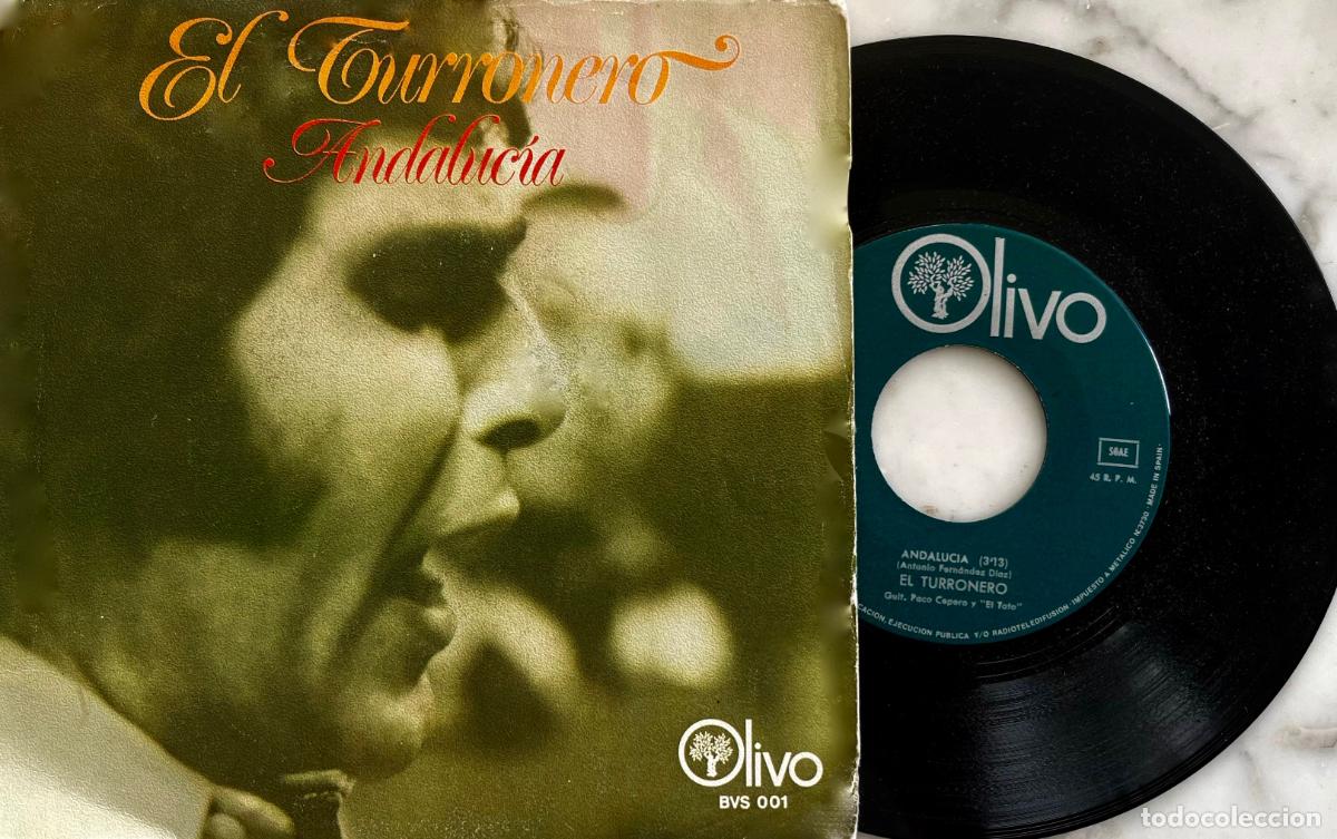 Discos de vinilo: EL TURRONERO. ANDALUCIA. SINGLE ORIGINAL ESPA&Ntilde;A 1977