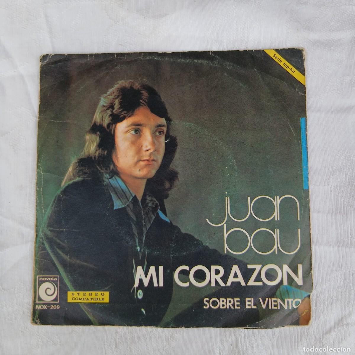 Discos de vinilo: Disco single Juan bau mi corazon