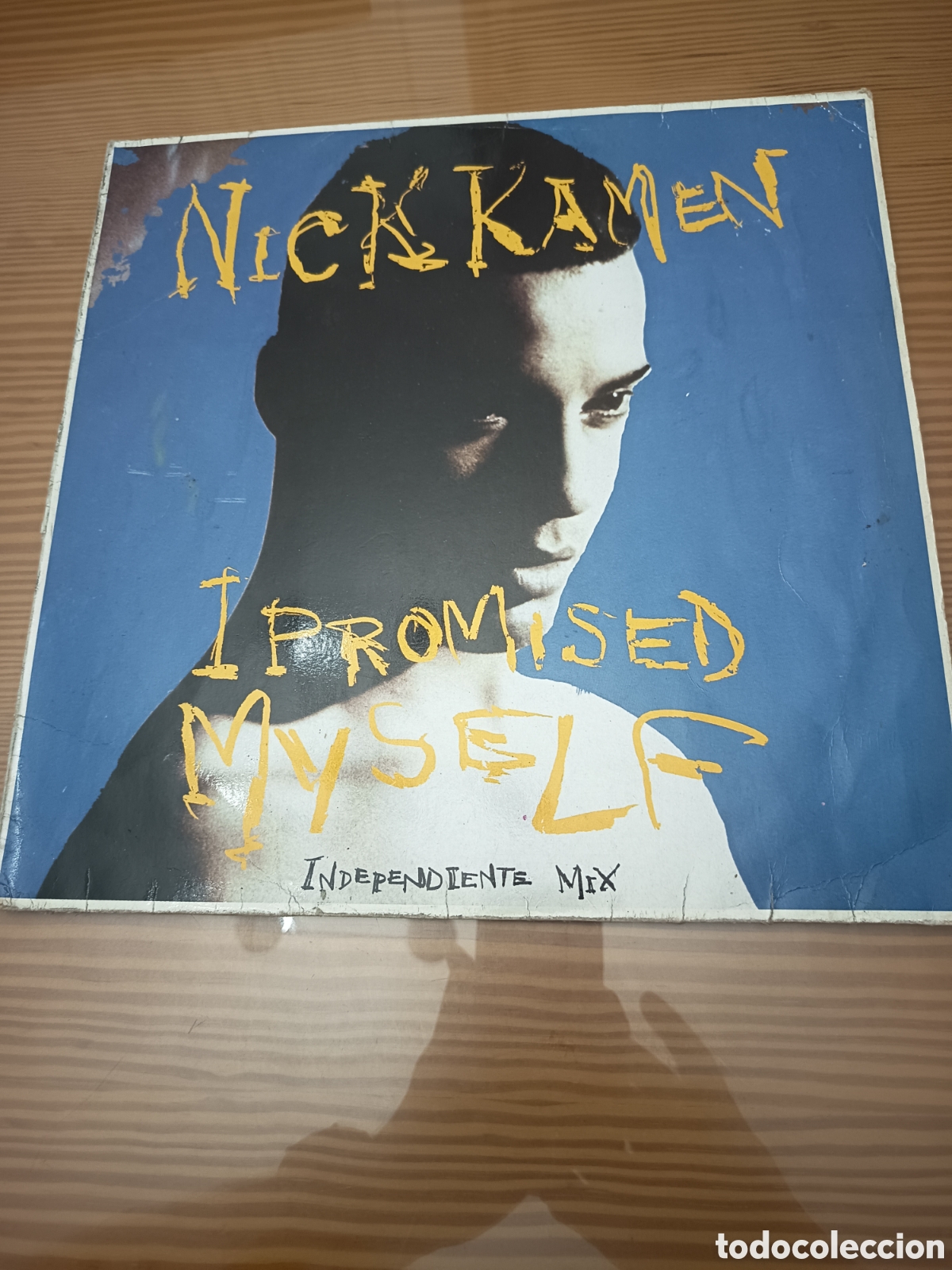 Discos de vinilo: Disco vinilo maxi single de Nick Kamen &rdquo; I Promised Mu Self &rdquo; , edici&oacute;n alemana de 1990