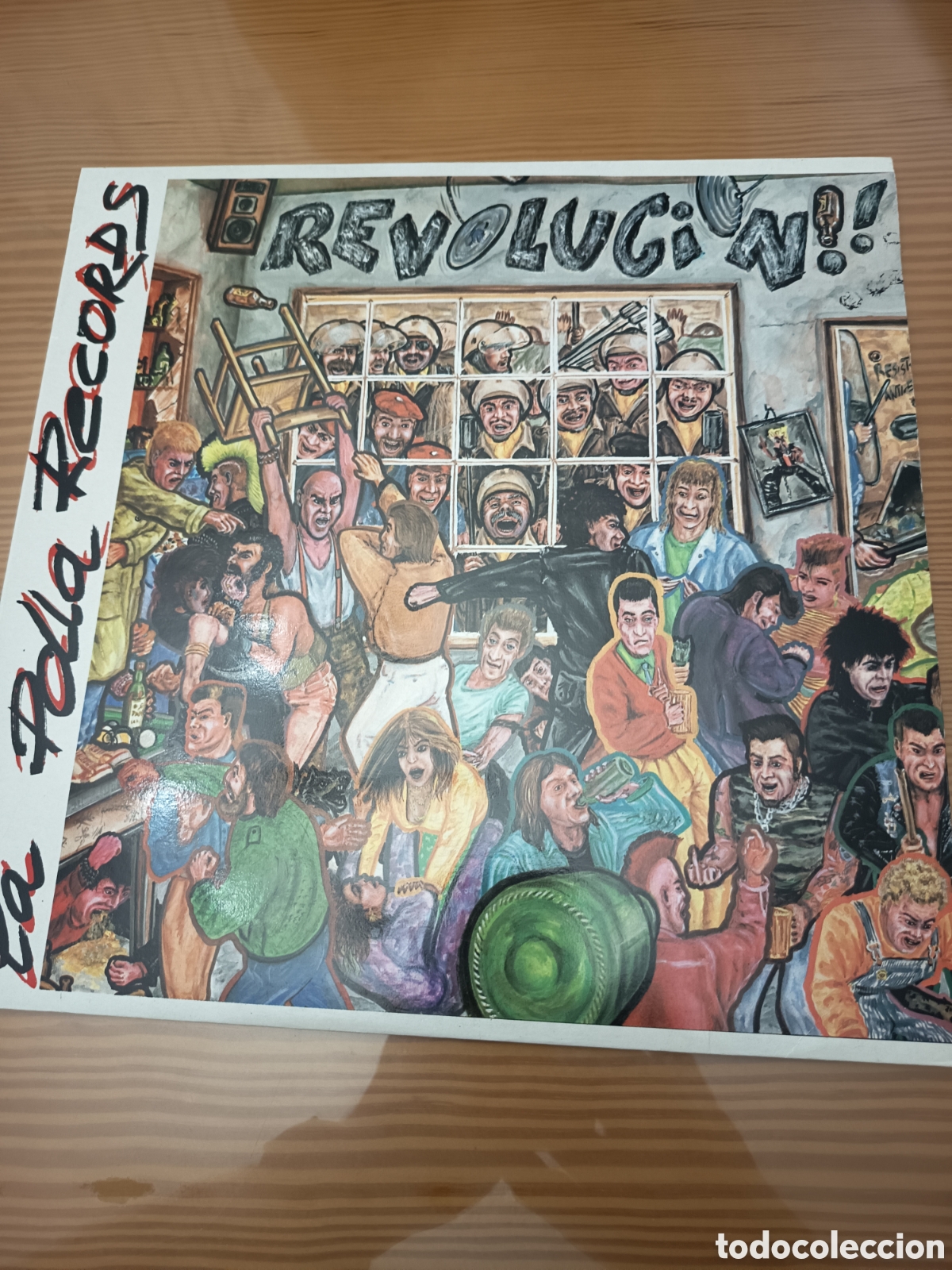 Discos de vinilo: Disco vinilo LP de La Polla Records &rdquo; Revoluci&oacute;n&rdquo;absolutamente como nuevo,sin uso,solo desprecintado