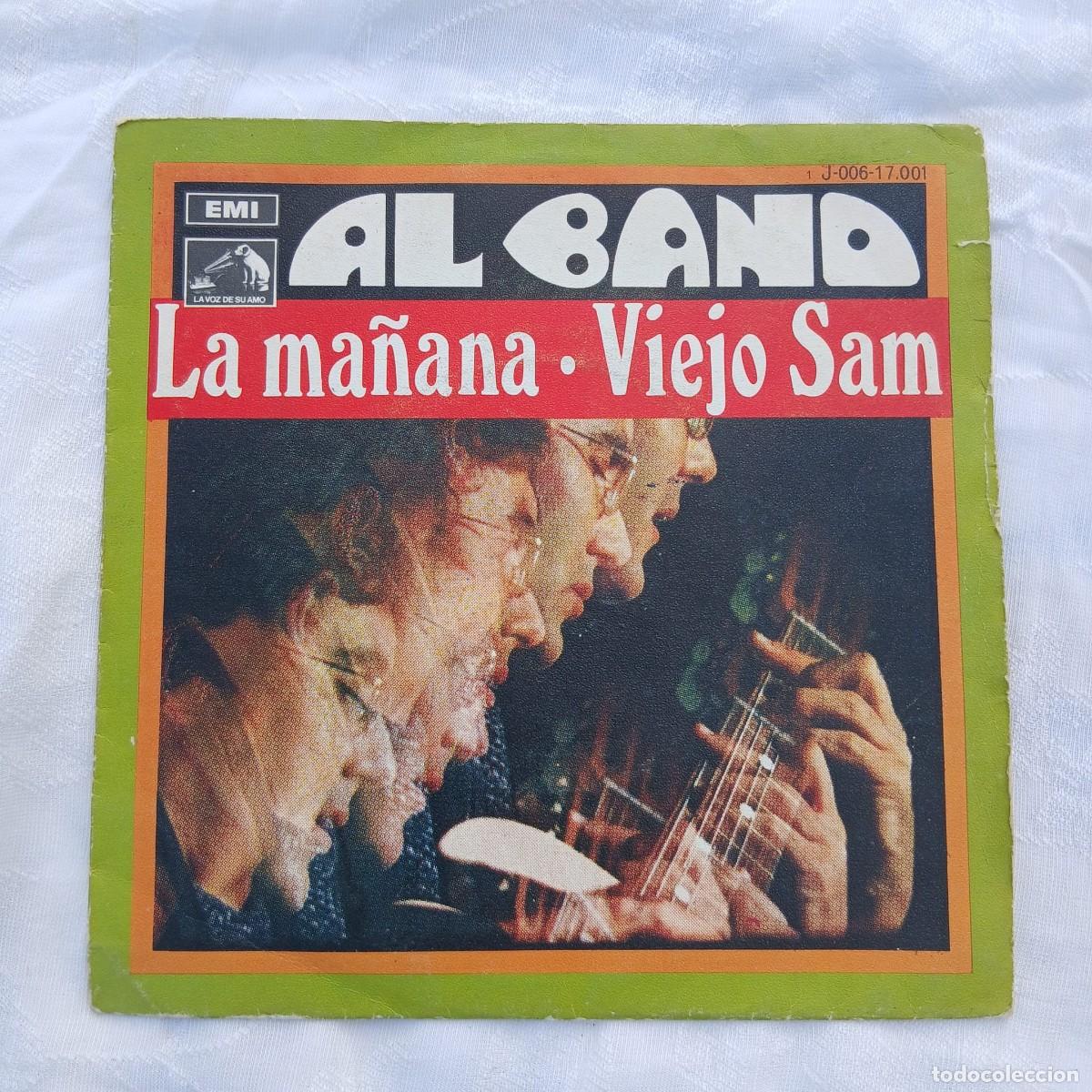 Discos de vinilo: Single de albano La ma&ntilde;ana.Viejo San