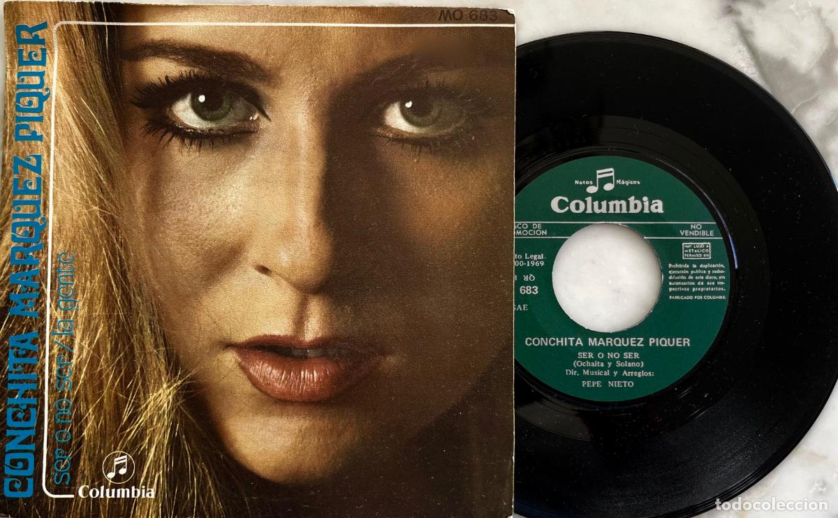 Discos de vinilo: CONCHITA MARQUEZ PIQUER. SER O NO SER. SINGLE ORIGINAL ESPA&Ntilde;A 1969