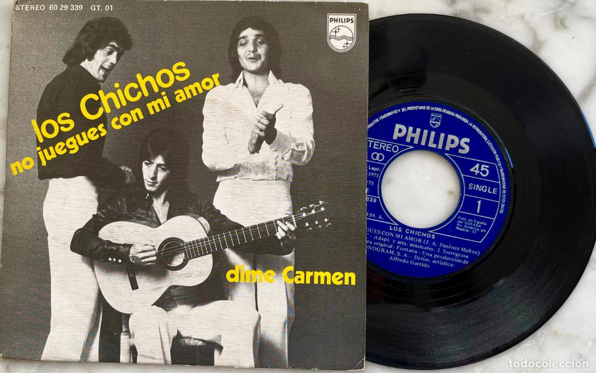 Discos de vinilo: LOS CHICHOS. NO JUEGUES CON MI AMOR. SINGLE ORIGINAL ESPA&Ntilde;A 1975