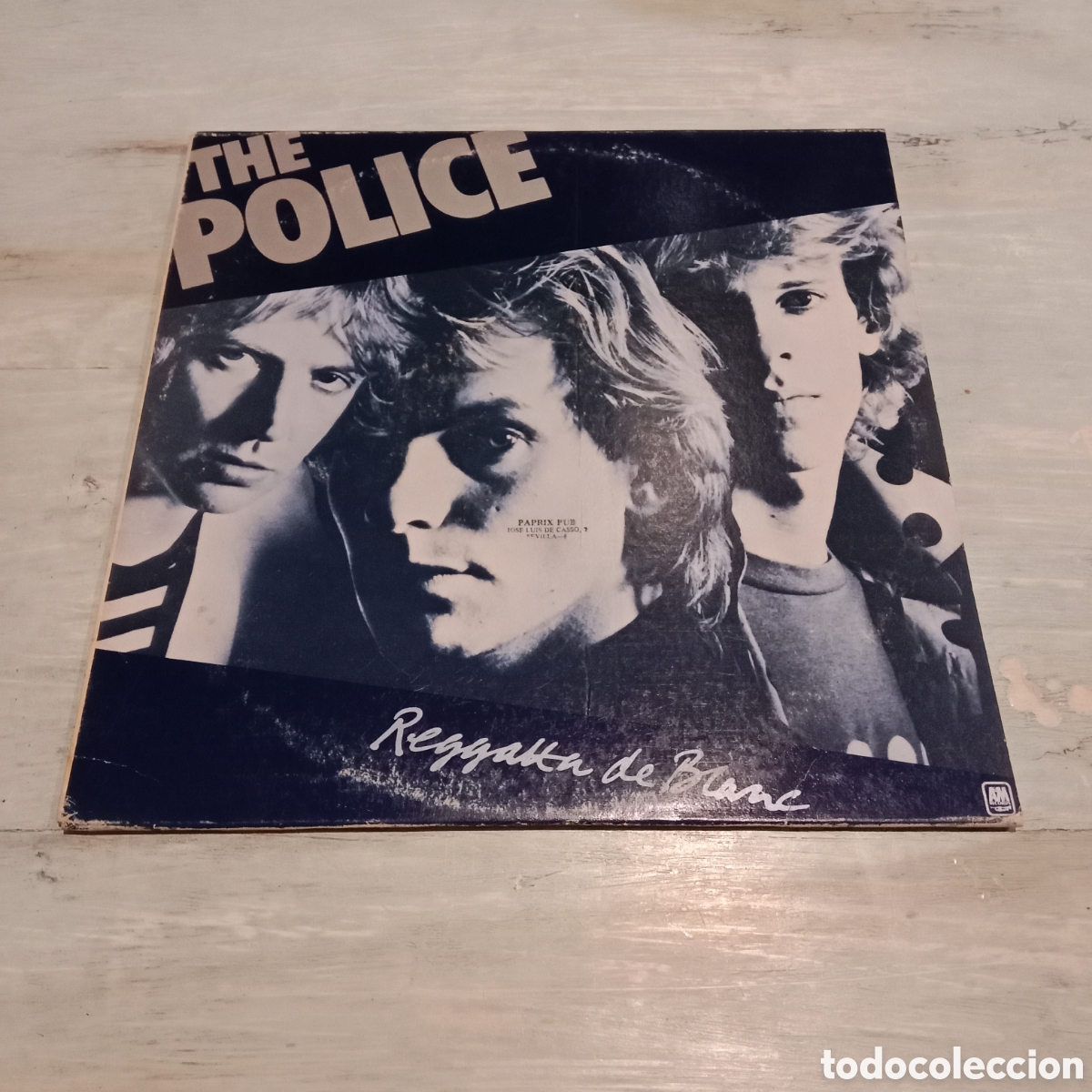 Discos de vinilo: THE POLICE - REGATTA DE BLANC - LP DOBLE 10&rdquo; + POSTER GIGANTE