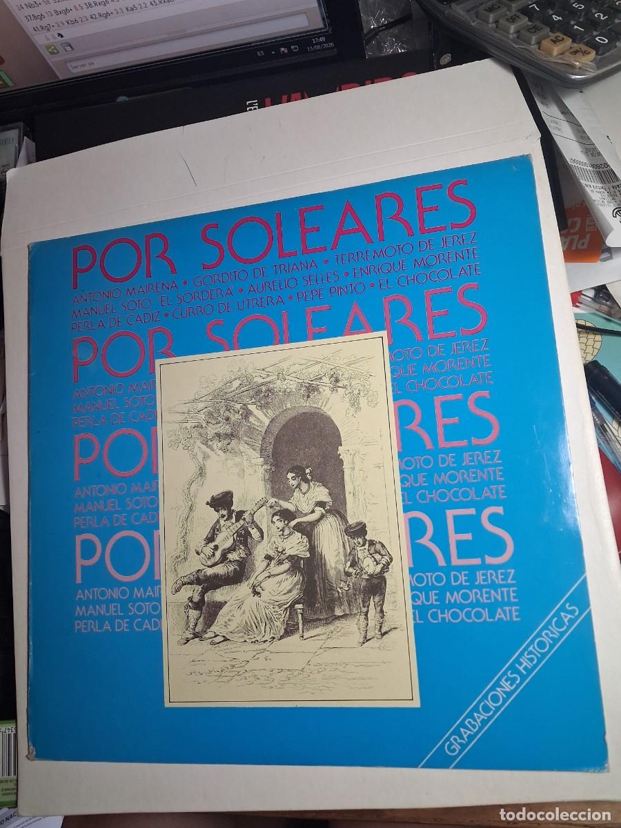 Discos de vinilo: lp por soleares. mairena. terremoto jerez. gordito triana.. hispavox 1986 spain (seminuevo)