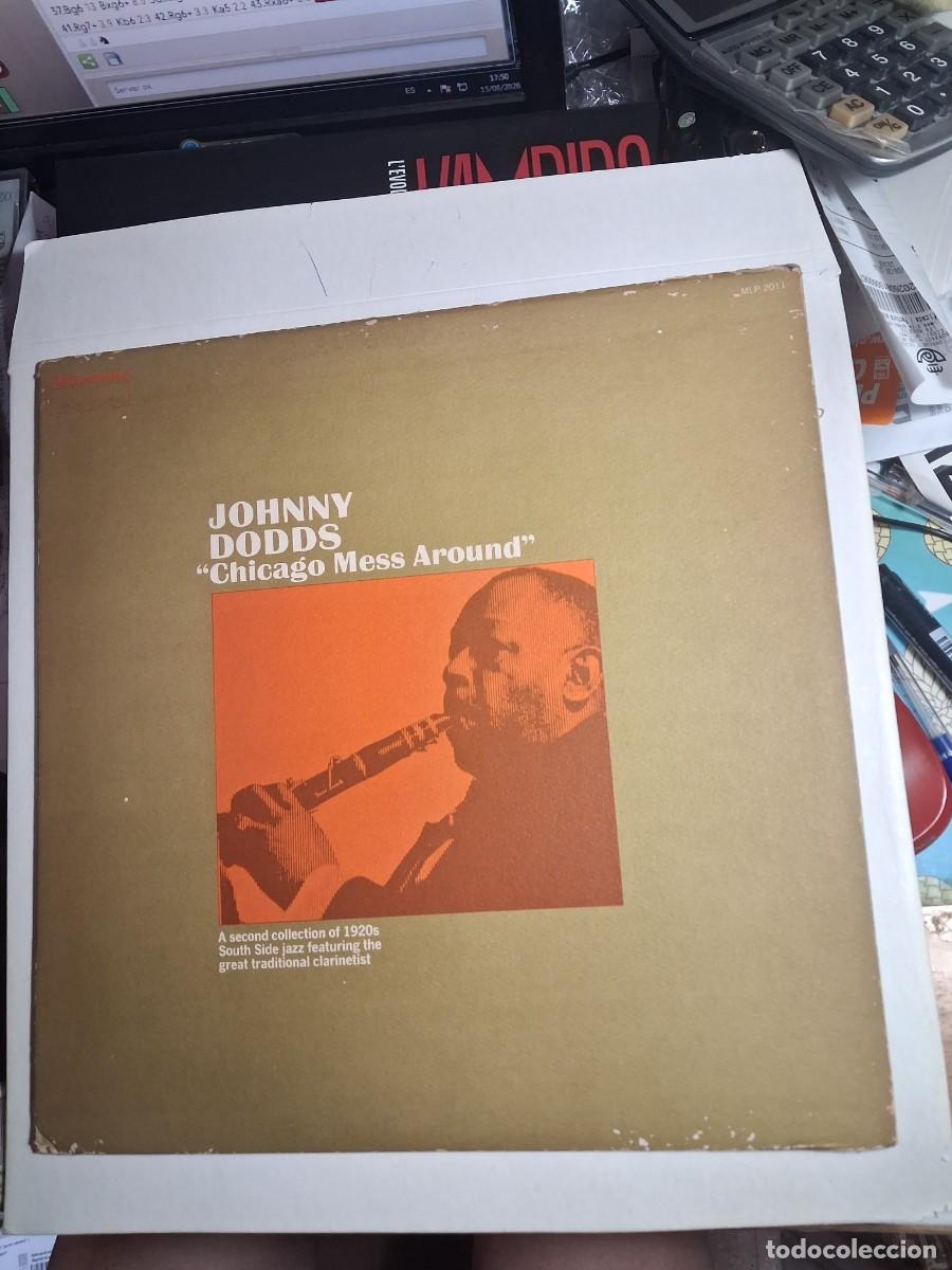 Discos de vinilo: lp johnny dodds. chicago mess around. milestone records 2011 USA. nunca tc (seminuevo, leer)