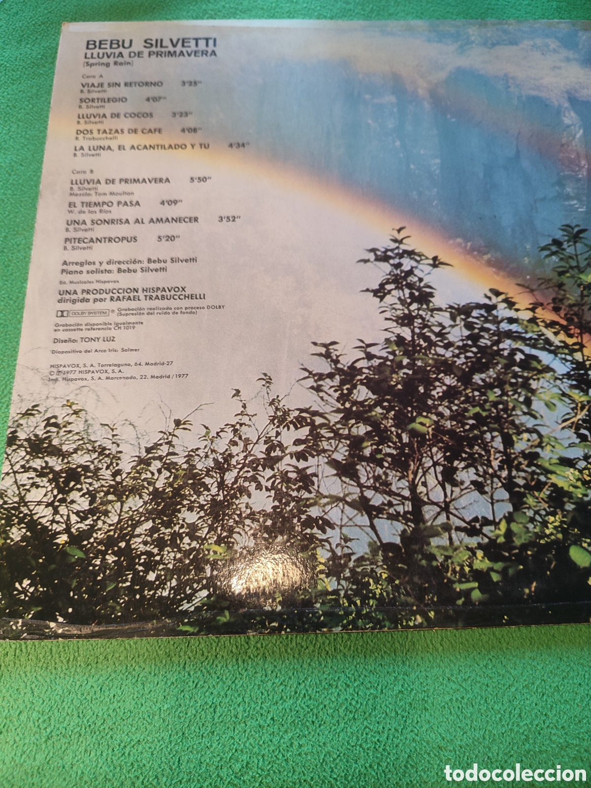 Discos de vinilo: Bebu Silvetti - Lluvia de primavera - Foto 2