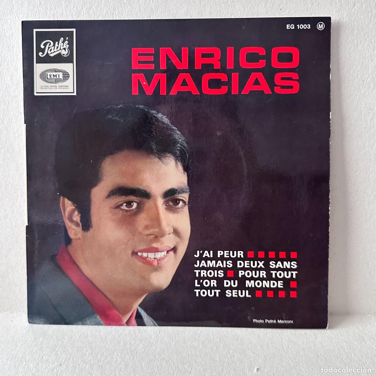 Discos de vinilo: Enrico Macias - J'ai Peur (7&rdquo;, Single)