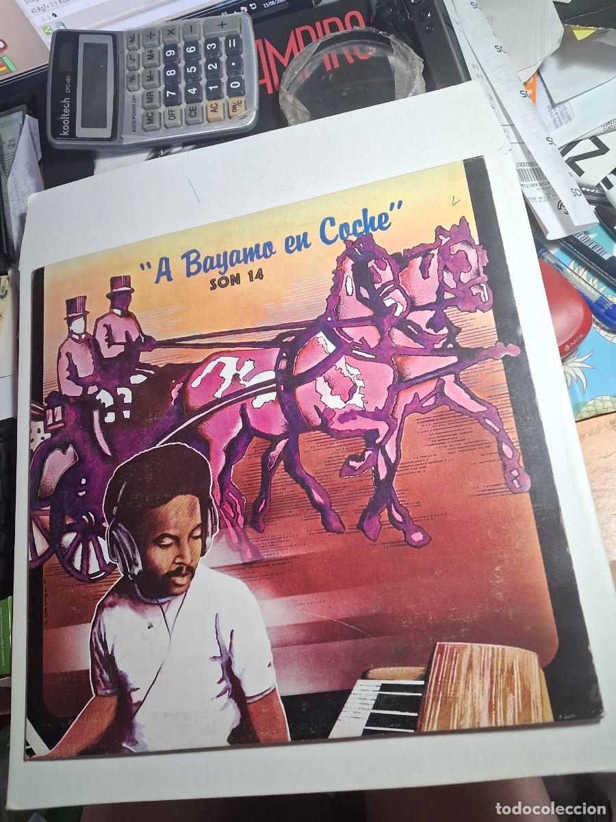 Discos de vinilo: lp son 14. a bayamo en coche. areito cuba. carpeta doble (seminuevo)