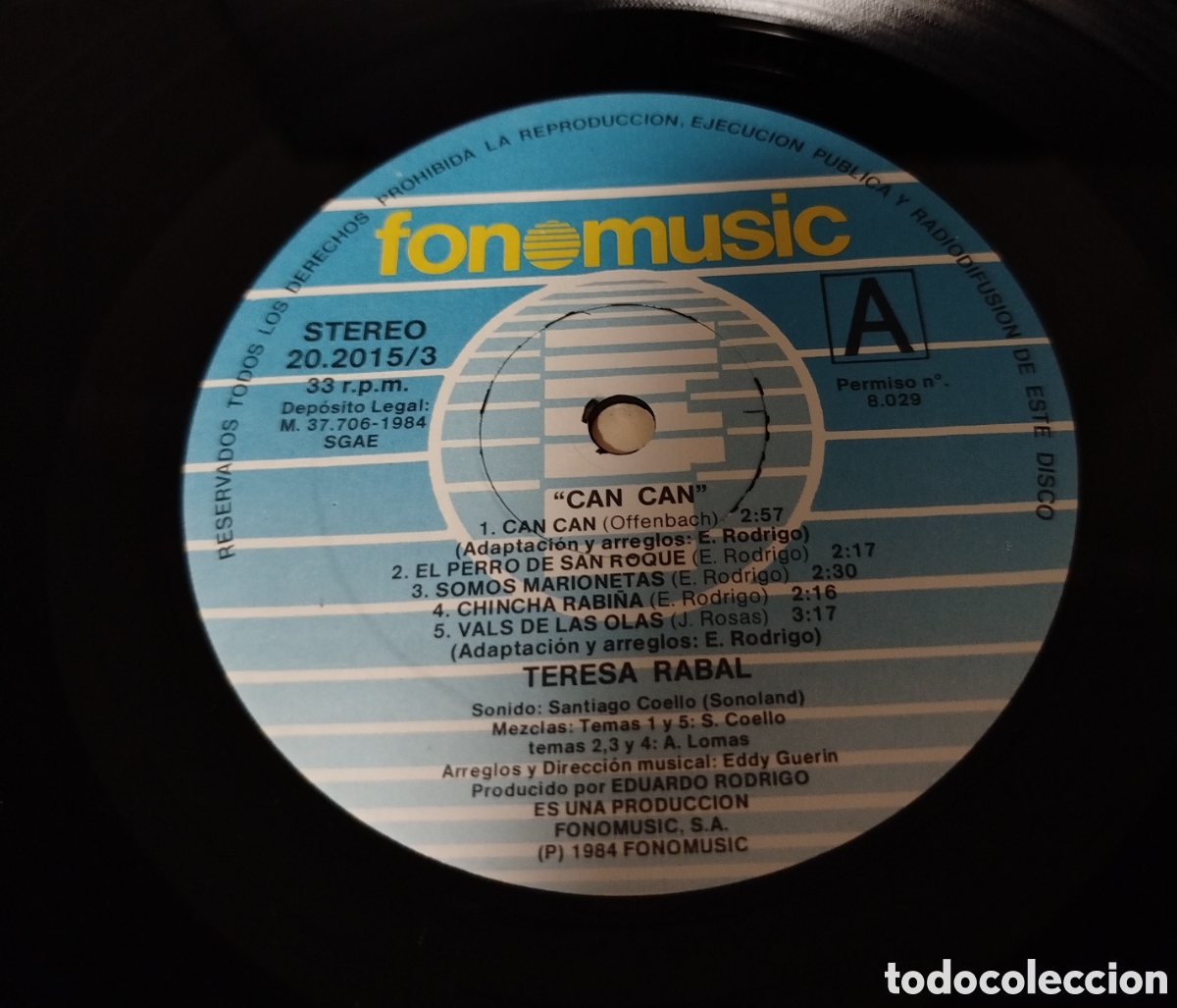 Discos de vinilo: Teresa Rabal - Can-Can - Foto 3