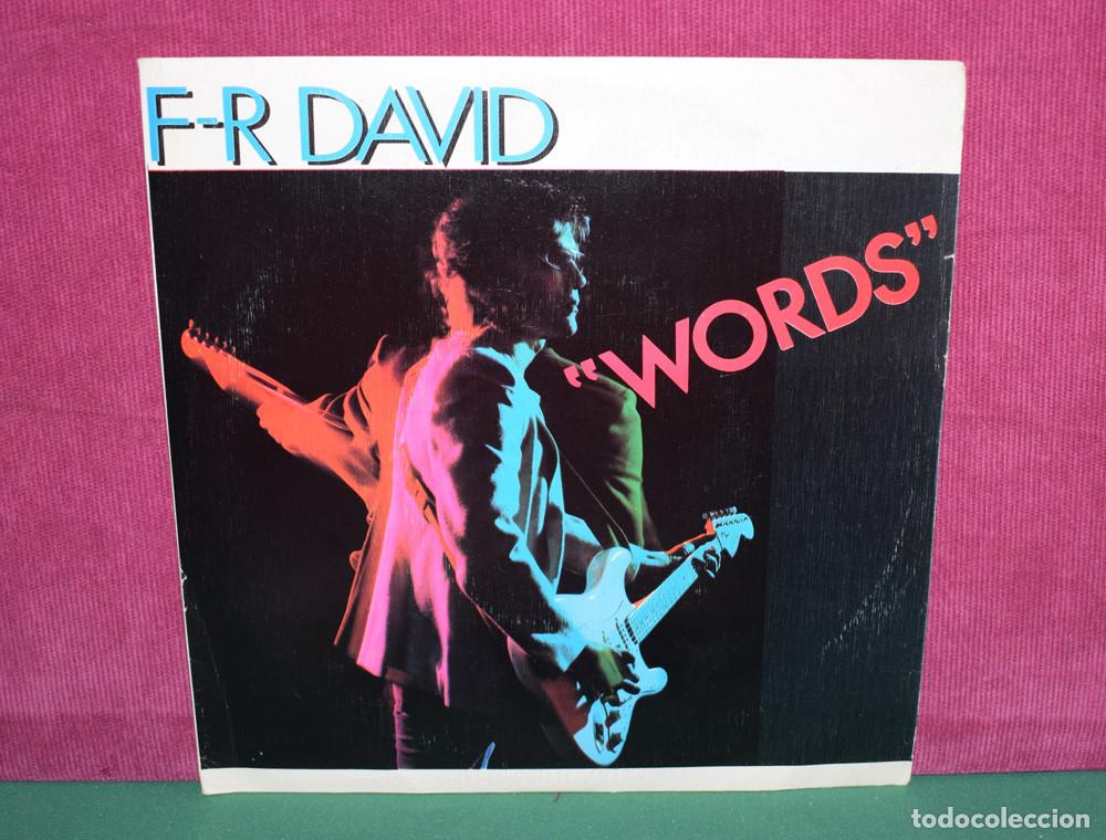 Vinyl-Schallplatten: F.R. David &ndash; Words - SINGLE PROMO 1982