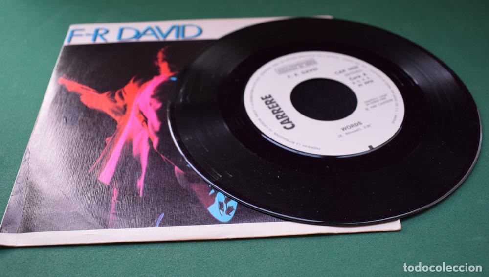 Discos de vinilo: F.R. David &ndash; Words - SINGLE PROMO 1982 - Foto 2