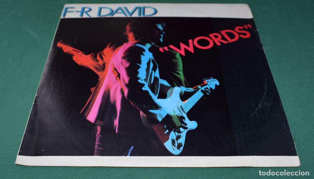 Discos de vinilo: F.R. David &ndash; Words - SINGLE PROMO 1982 - Foto 3