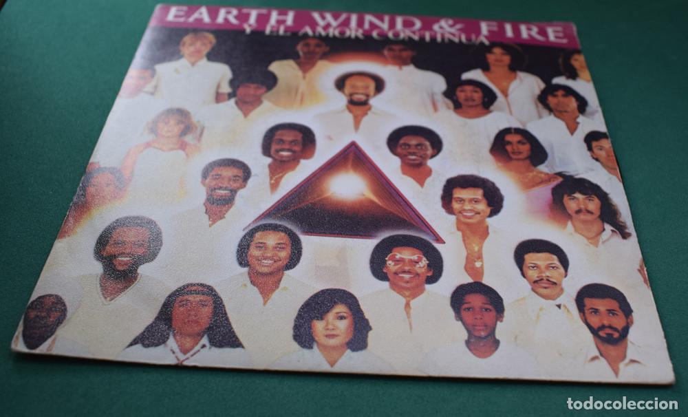 Vinyl-Schallplatten: Earth, Wind & Fire &ndash; Y El Amor Continua - SINGLE PROMO 1981