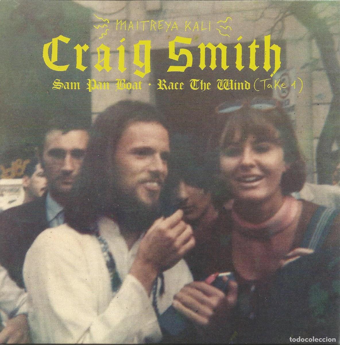 Discos de vinilo: Craig Smith &ndash; Sam Pan Boat / Race The Wind (Munster Records, 2019) - Vinilo 7&rdquo; - Edici&oacute;n color azul