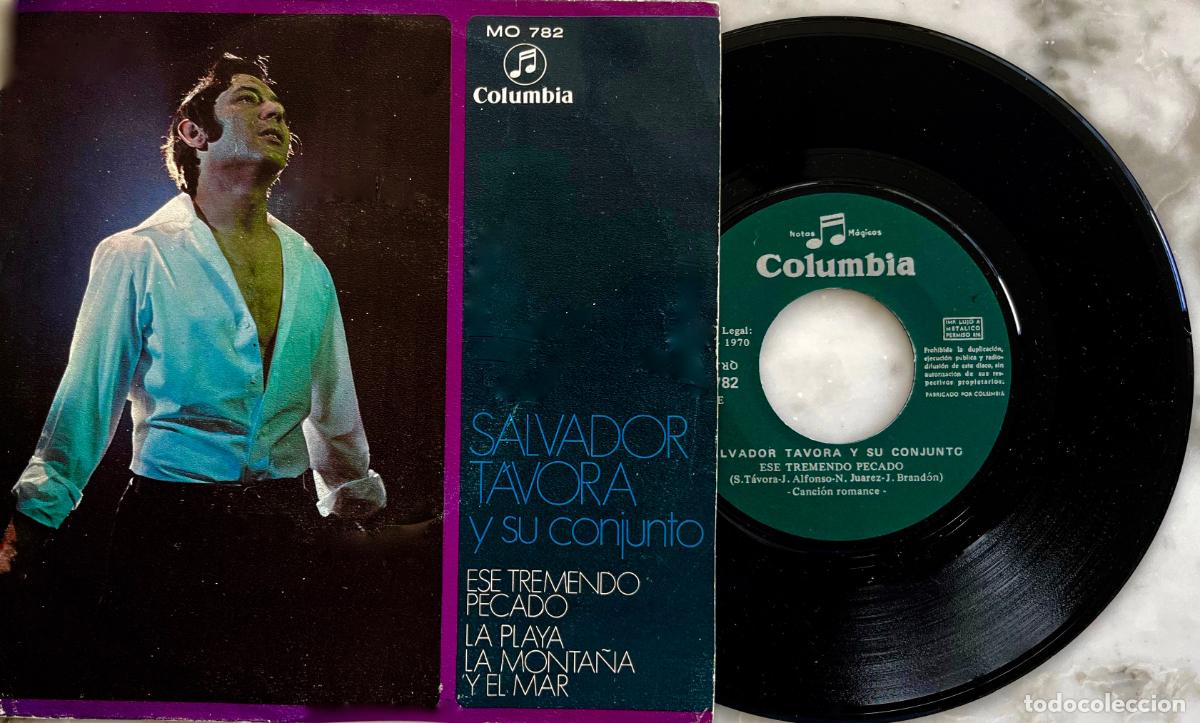 Discos de vinilo: SALVADOR TAVORA Y SU CONJUNTO. ESE TREMENDO PECADO. SINGLE ORIGINAL 1970