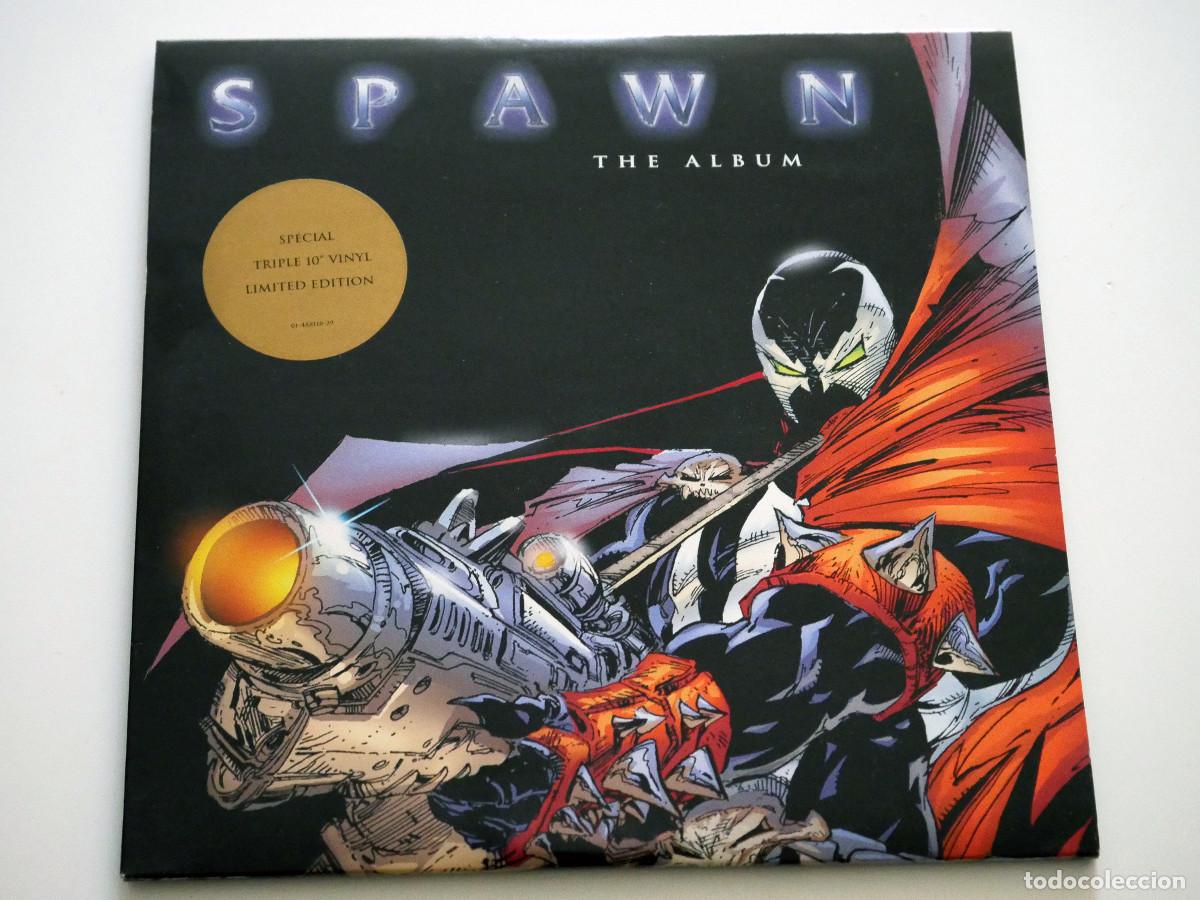 Discos de vinilo: Vinilo SPAWN THE ALBUM - Special Triple 10&rdquo; Limited Edition (1997) !Discos sin reproducir!