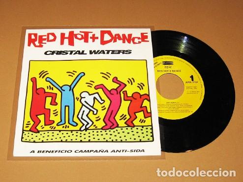 Discos de vinilo: CRYSTAL WATERS - GYPSY WOMAN / GEORGE MICHAEL - TOO FUNKY - PROMO SINGLE - 1992 - RED HOT+DANCE