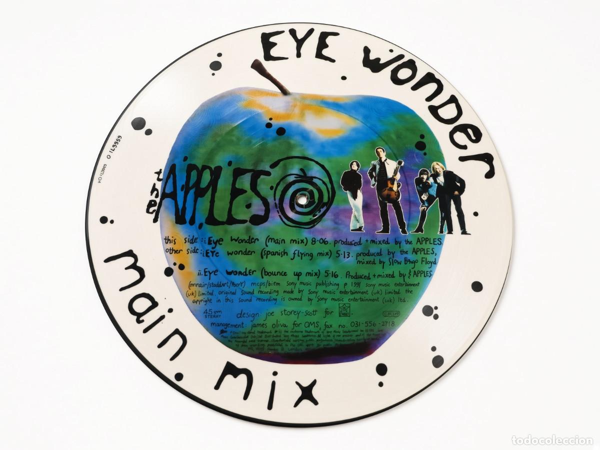 Discos de vinilo: The Apples - Eye Wonder / Maxi 12&rdquo; Picture Disc Vinyl (Epic, 1991) Edici&oacute;n Limitada