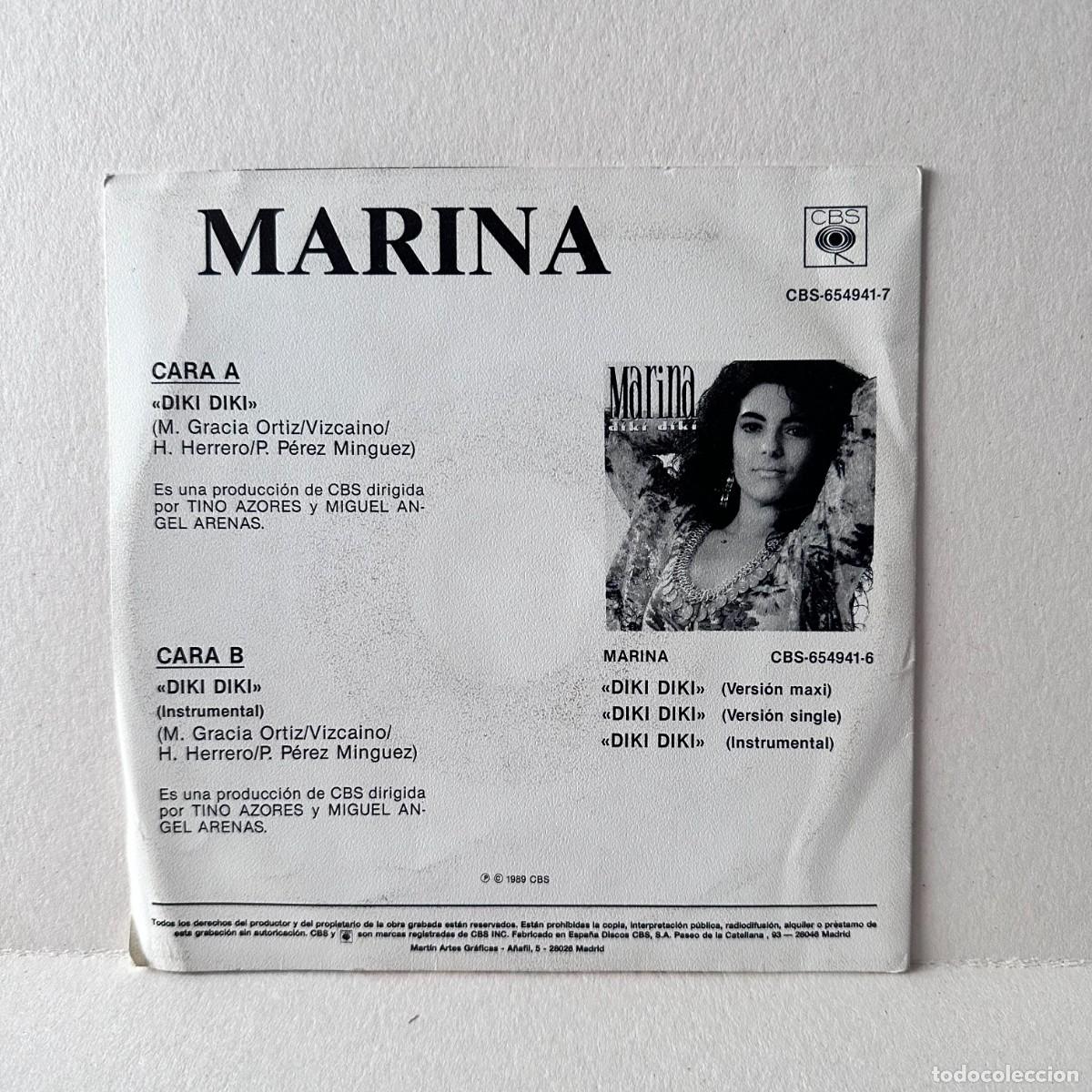 Discos de vinilo: Marina - Diki Diki (7&rdquo;, Single) - Foto 2