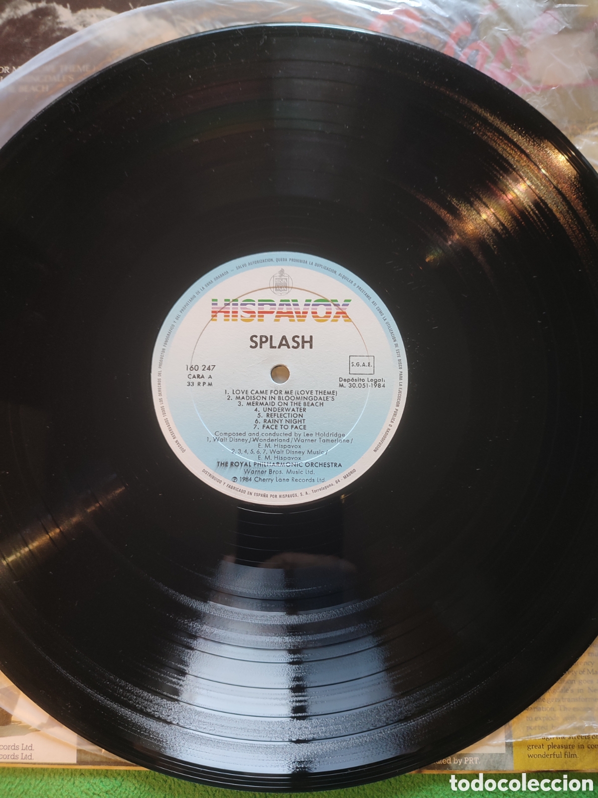 Discos de vinilo: Lee Holdridge - B S O. Splash 1984 - Foto 3