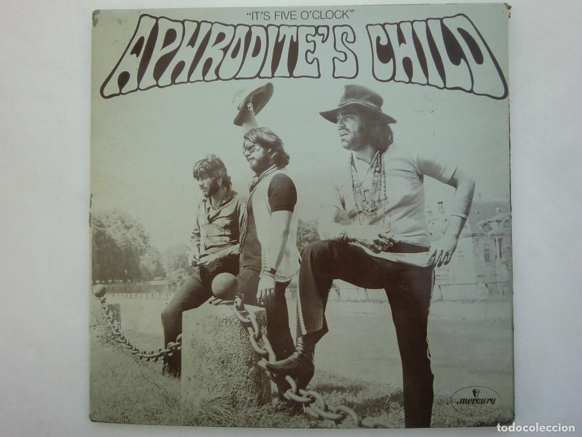 Discos de vinilo: LP APHRODITE&acute;S CHILD: IT&acute;S FIVE O&acute;CLOCK (1970) Mercury Francia