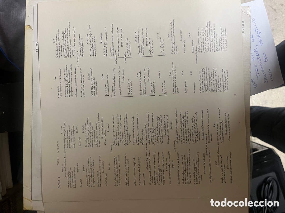 Discos de vinilo: Disco de vinilo -La Gioconda - Foto 4