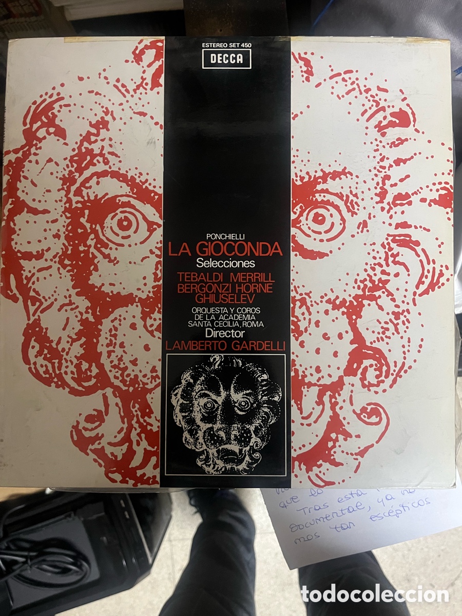 Discos de vinilo: Disco de vinilo -La Gioconda