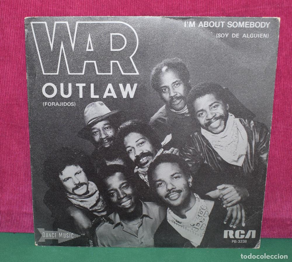 Vinyl records: WAR &ndash; Outlaw - SINGLE 1982