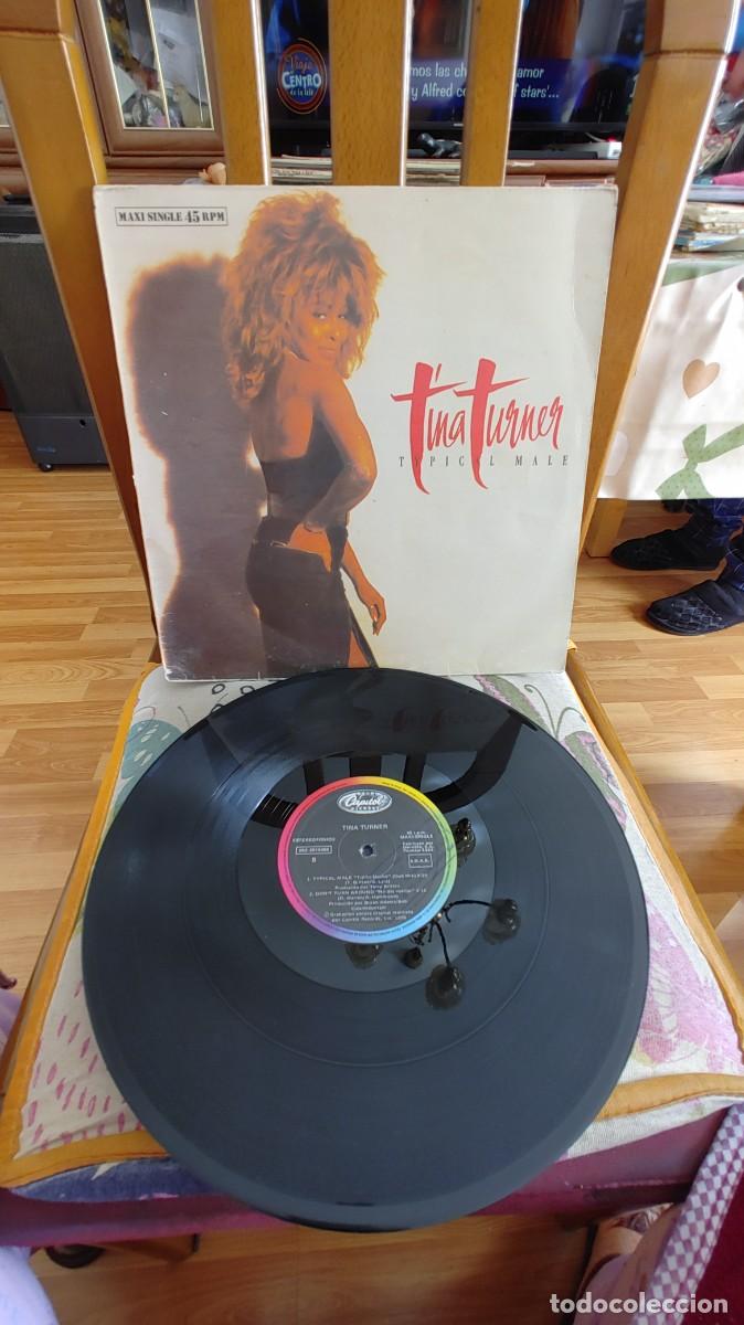 Discos de vinilo: TINA TURNER-MAXI TYPICAL MALE