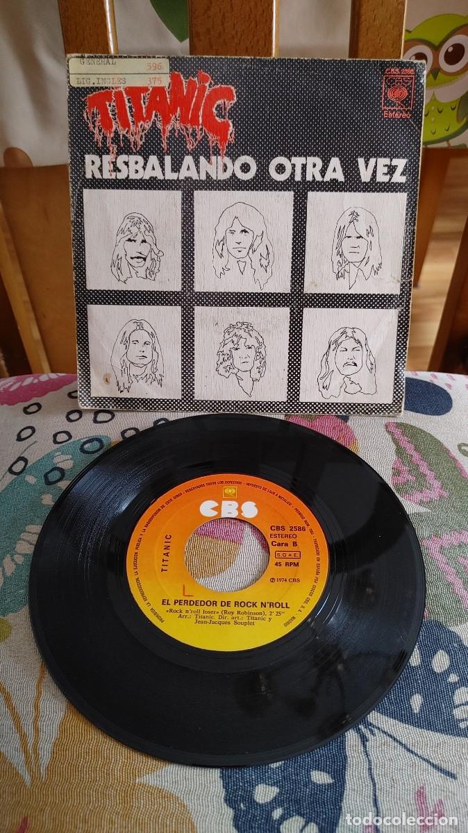 Discos de vinilo: TITANIC-SINGLE RESBALANDO OTRA VEZ