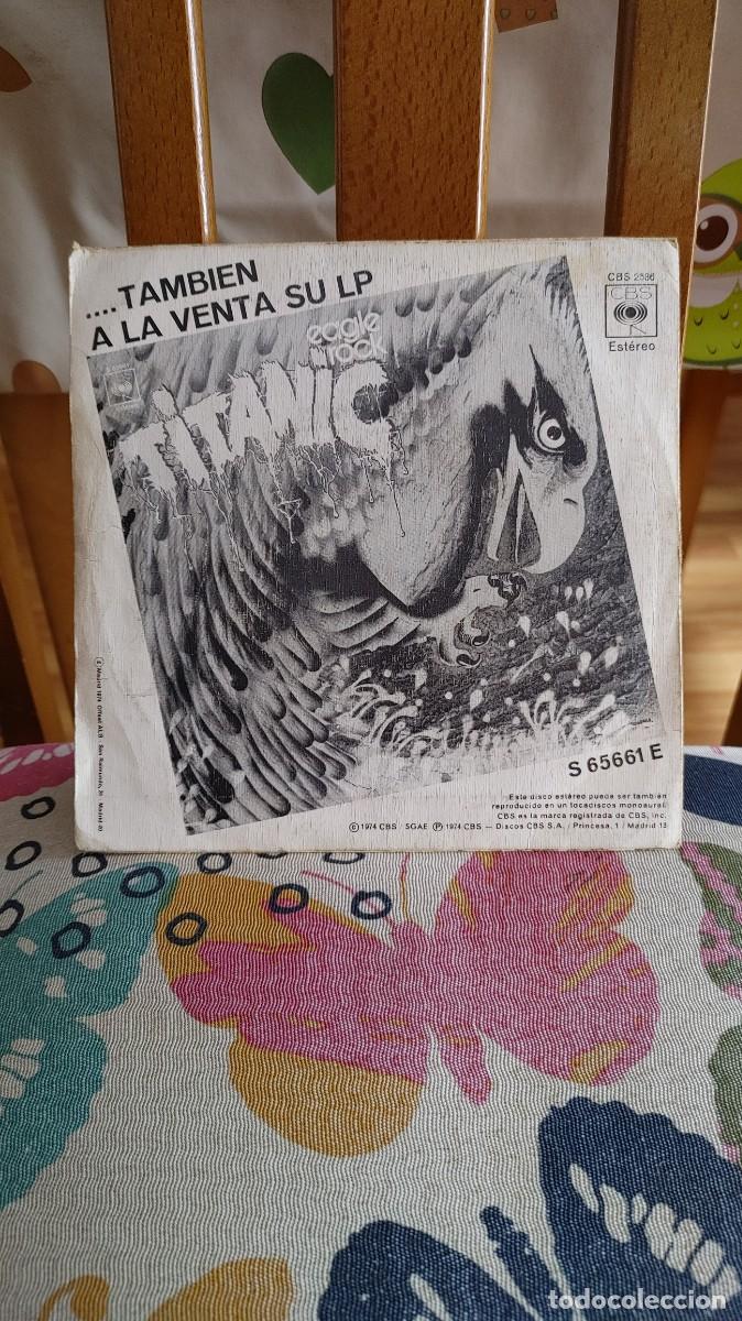 Discos de vinilo: TITANIC-SINGLE RESBALANDO OTRA VEZ - Foto 2