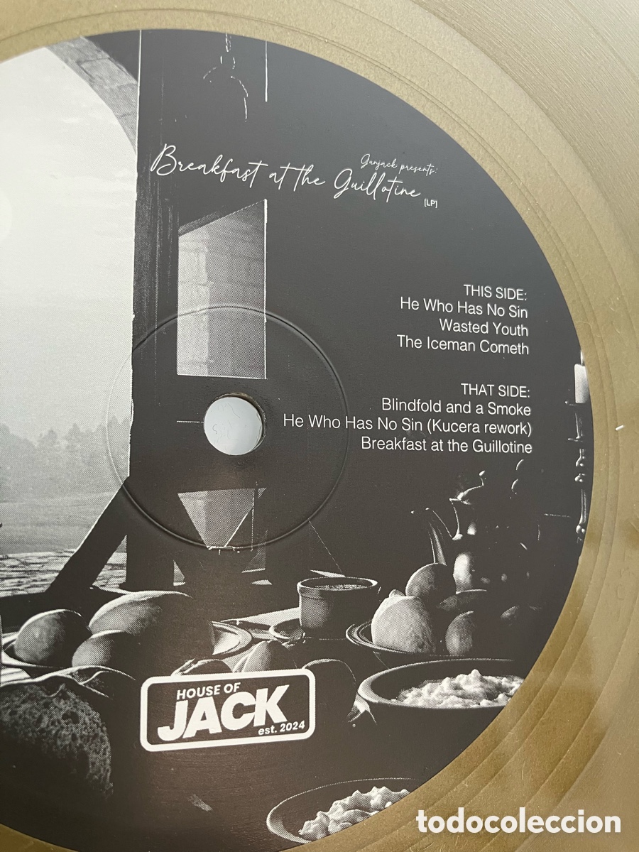Discos de vinilo: Gunjack- Breakfast at the guillotine - Foto 3