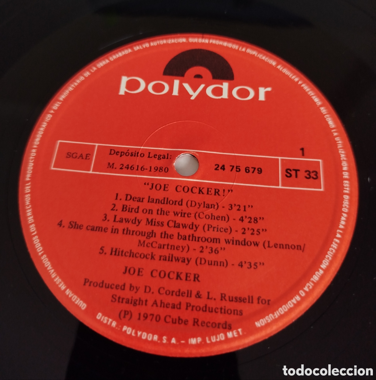 Discos de vinilo: Joe Cocker - Joe Cocker! - Foto 3