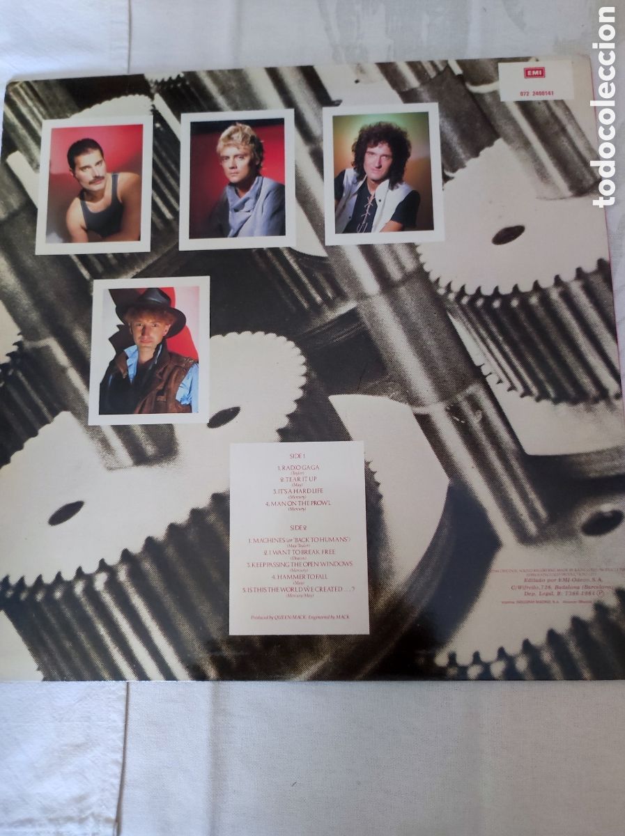 Discos de vinilo: QUEEN - THE WORKS (1984) - Foto 2