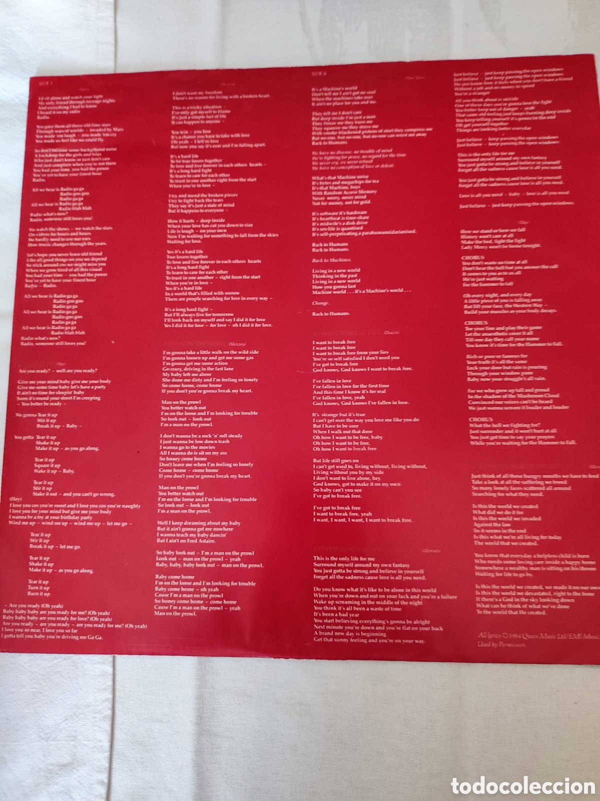 Discos de vinilo: QUEEN - THE WORKS (1984) - Foto 3
