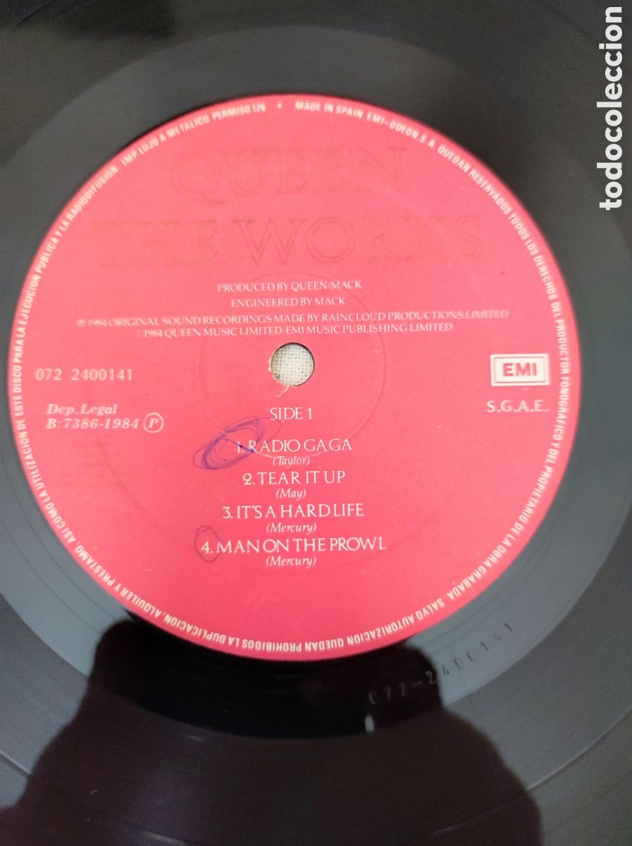 Discos de vinilo: QUEEN - THE WORKS (1984) - Foto 5