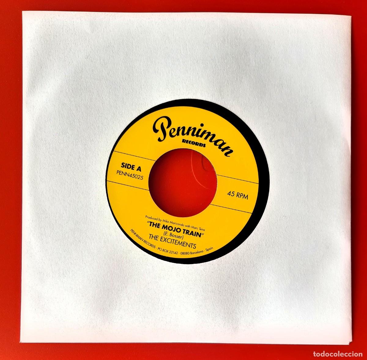Discos de vinilo: THE EXCITEMENTS - THE MOJO TRAIN / I'LL BE WAITING 7&rdquo;