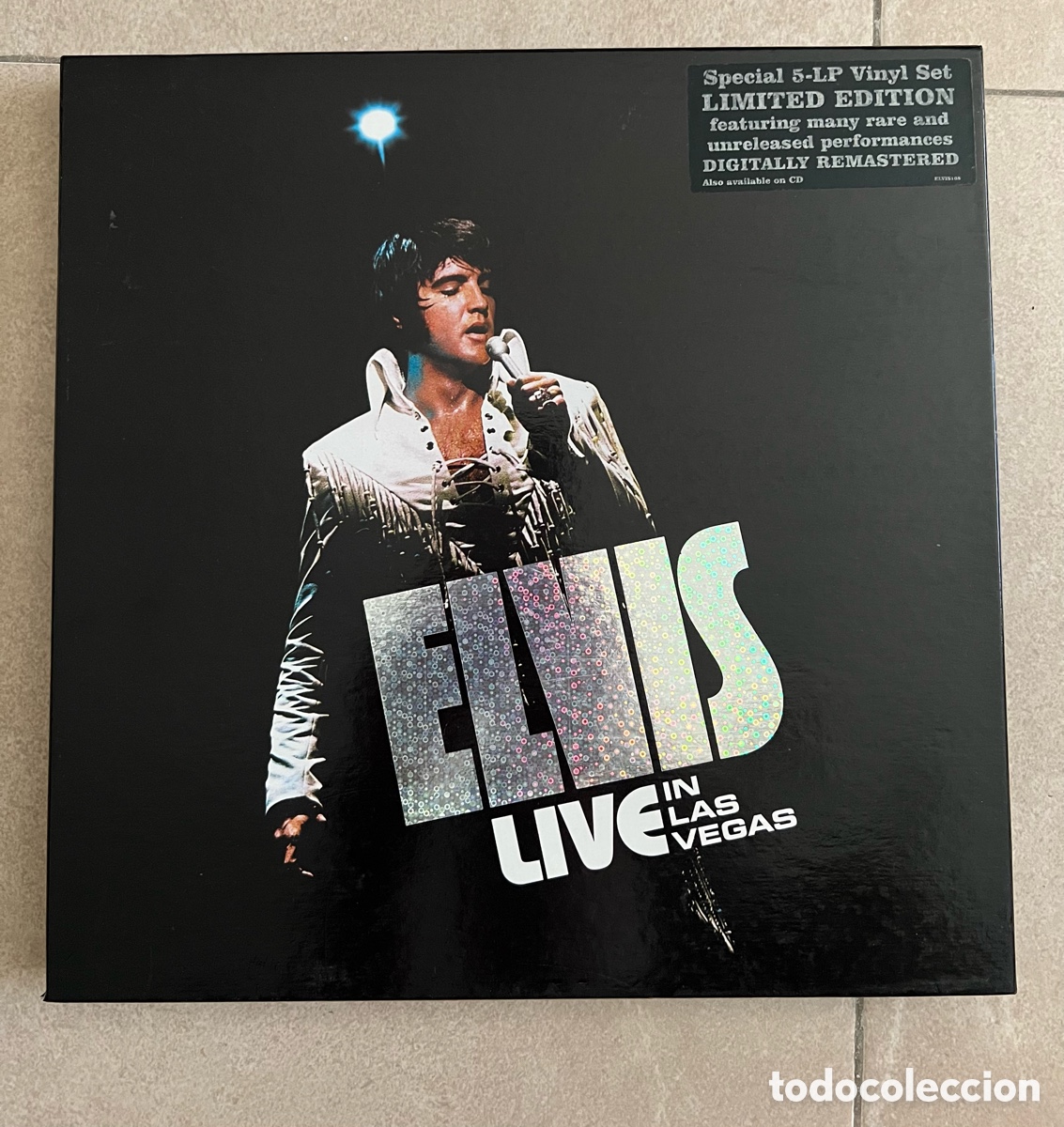 Discos de vinilo: Elvis Live In Las Vegas 5 lp box Limited edition
