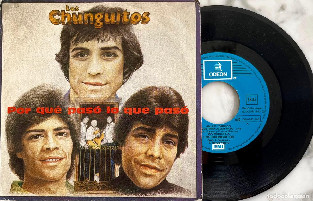 Discos de vinilo: LOS CHUNGITOS. POR QUE PASO LO QUE PASO. SINGLE ORIGINAL ESPA&Ntilde;A 1982
