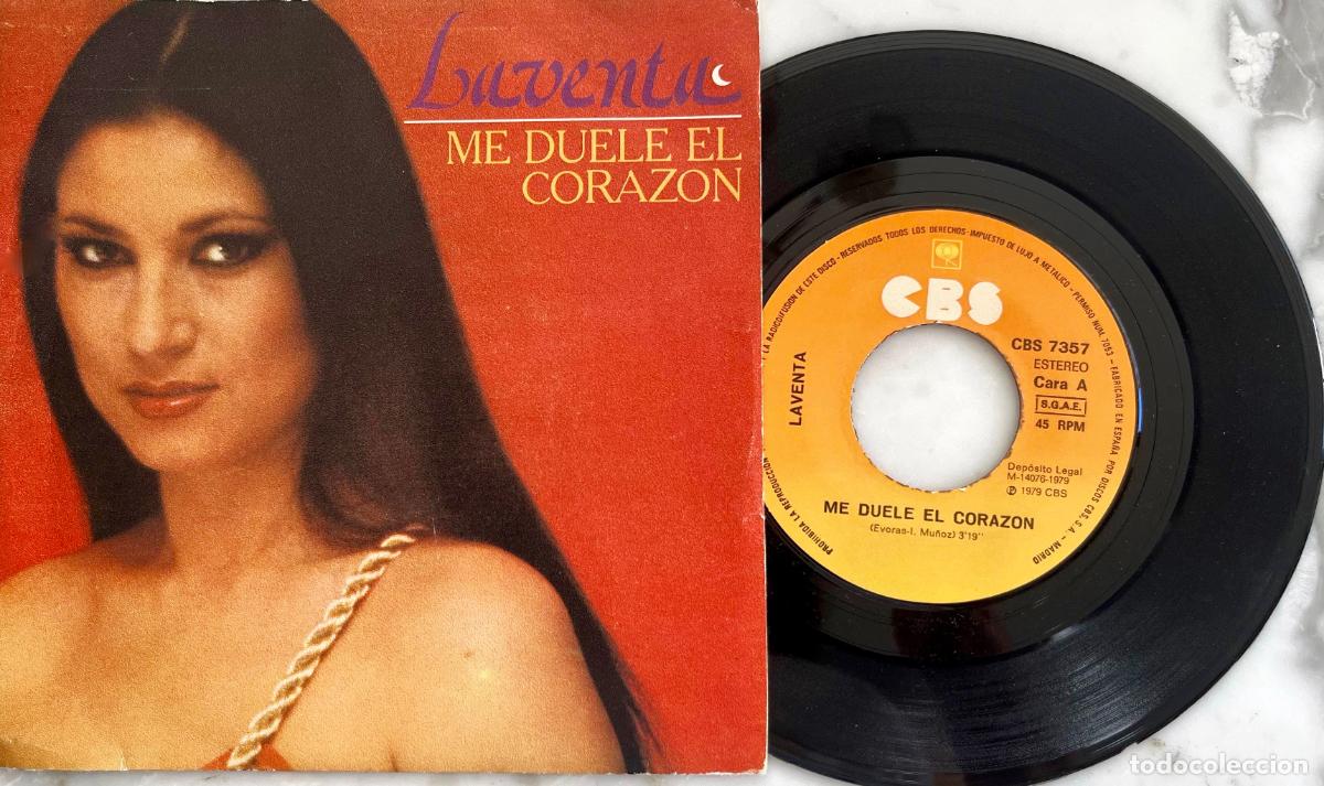Discos de vinilo: LAVENTA. ME DUELE EL CORAZON. SINGLE ORIGINAL ESPA&Ntilde;A 1979