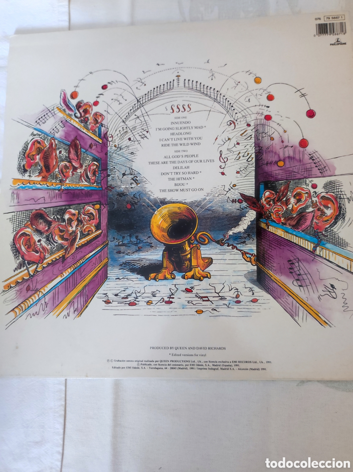 Discos de vinilo: QUEEN - INNUENDO (1991) - Foto 2