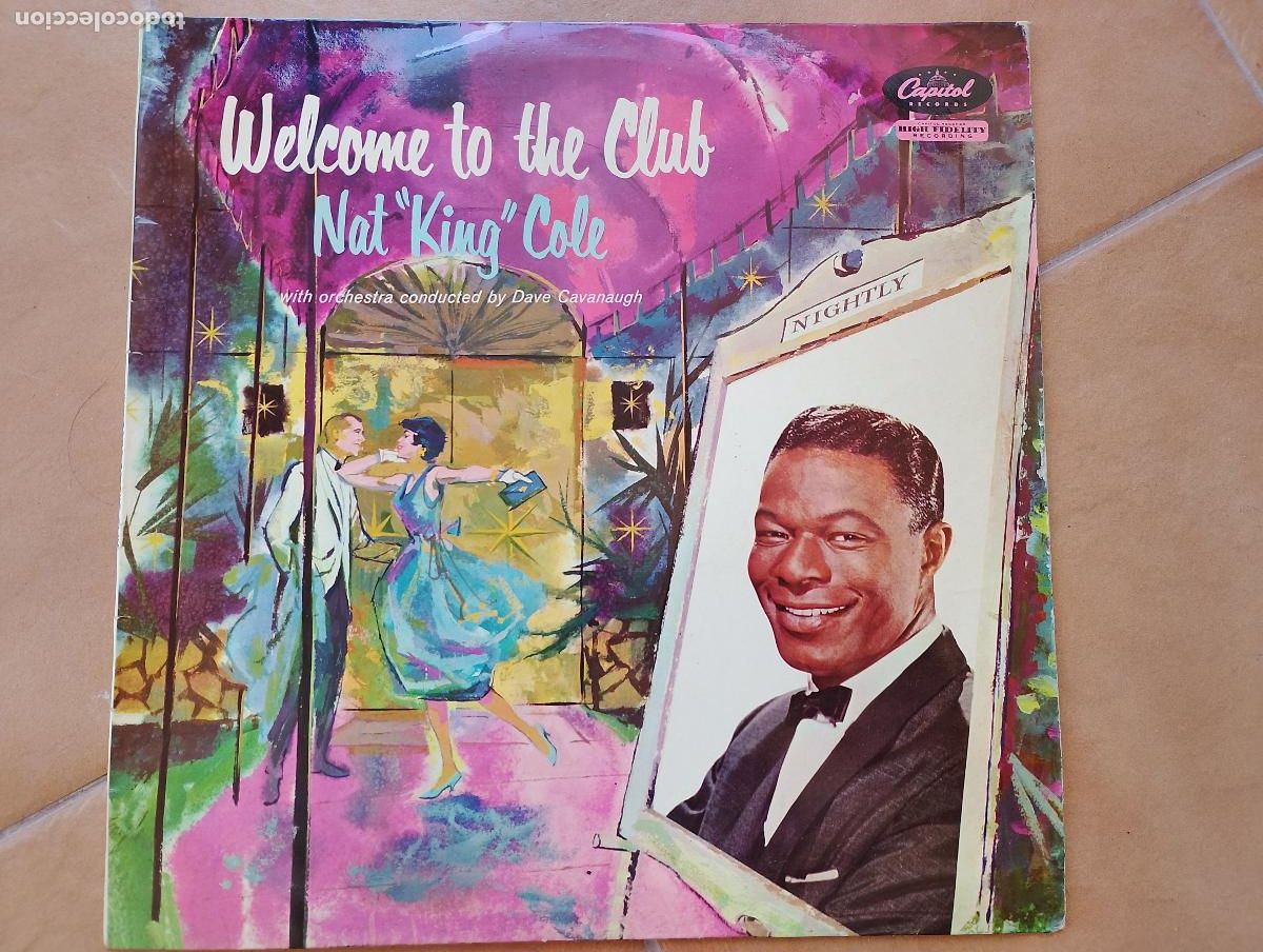 Discos de vinilo: NAT KING COLE &ndash; Welcome To The Club, UK, 1959, Jazz