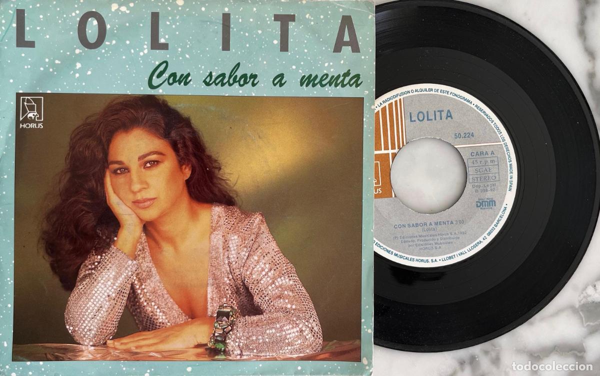 Discos de vinilo: LOLITA. CON SABOR A MENTA/A KEVIN. SINGLE ORIGINAL ESPA&Ntilde;A 1992.