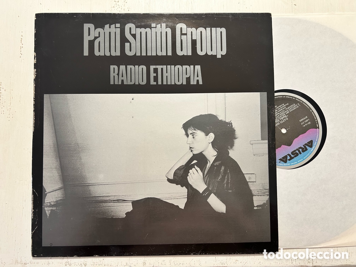 Discos de vinilo: PATTI SMITH LP RADIO ETHIOPIA ARISTA