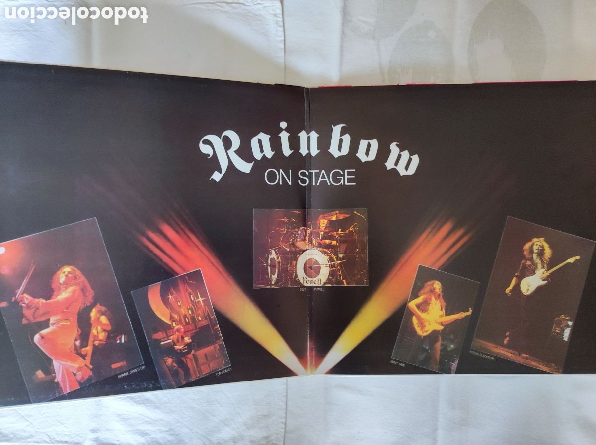 Discos de vinilo: RAINBOW - ON STAGE (1977) - Foto 3