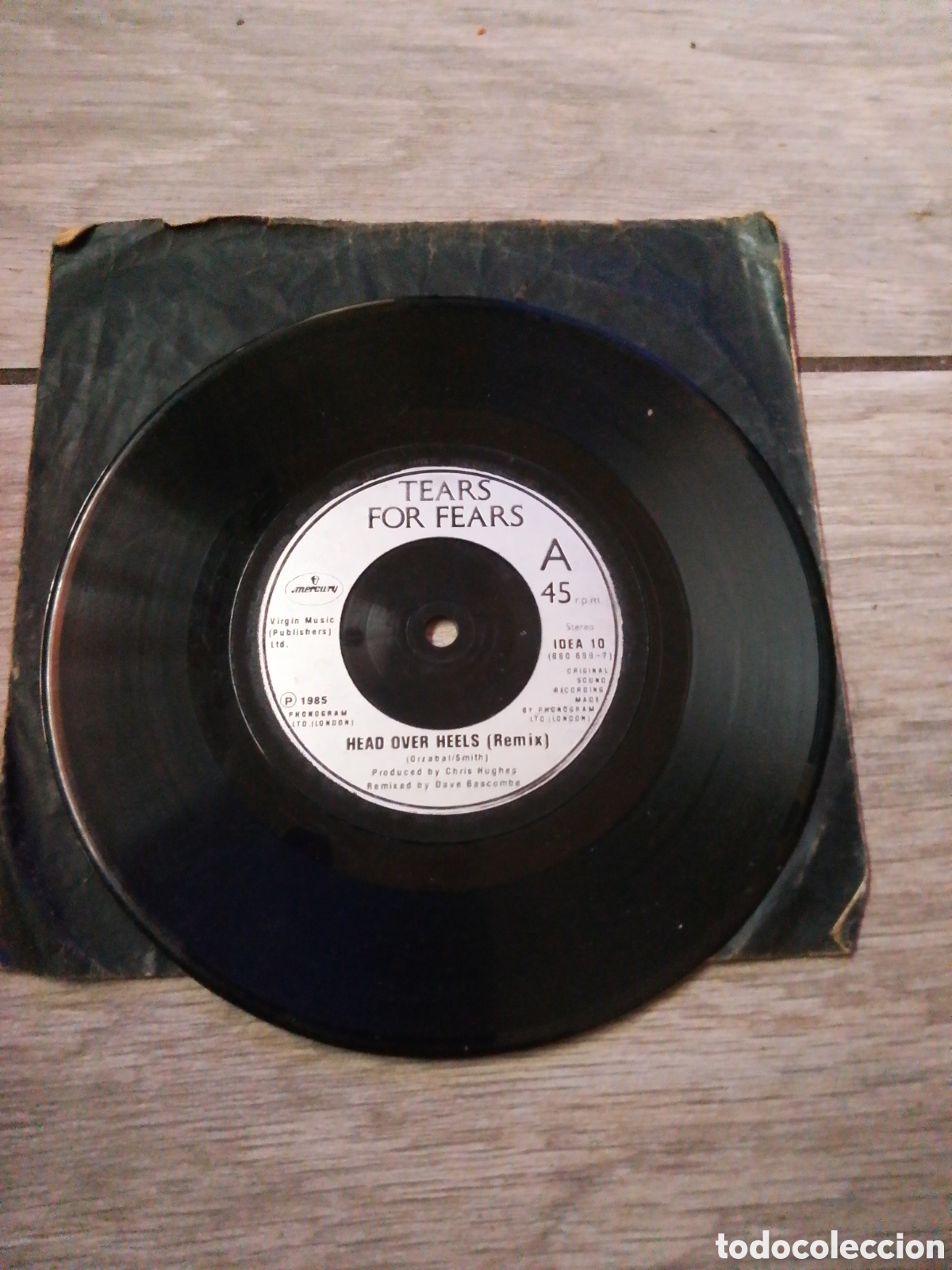 Discos de vinilo: TEARS FOR FEARS - HEAD OVER WHEELS - SINGLE - UK - MERCURY - CC -